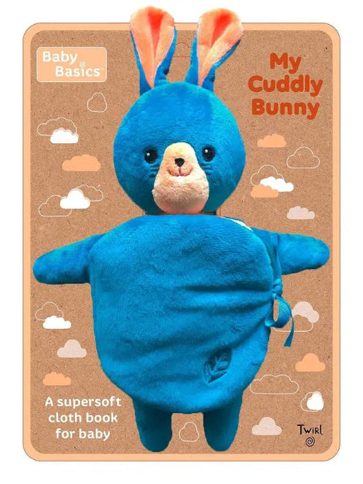 Plush Bunny Snuggle Cloth Book