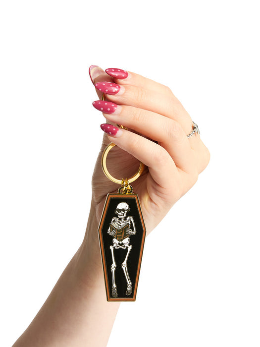 Just One More Chapter keychain